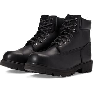 Timberland Pro Mens Sawhorse 6" Composite Toe Work Boots US 7 Wide Black WP EUC